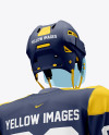 Men’s Full Ice Hockey Kit with Stick mockup (Hero Back Shot)