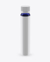 Blue Sport Nutrition Bottle Mockup - Front View (High-Angle Shot)