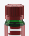 Green Sport Nutrition Bottle Mockup - Front View (High-Angle Shot)