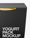 Yogurt 4 Pack Mockup