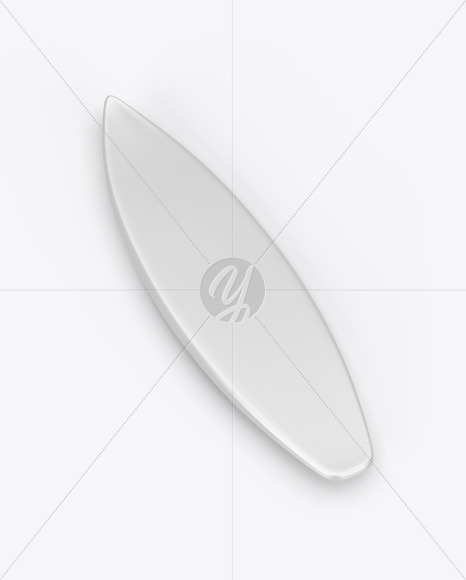 Squash Tail Surfboard Mockup