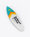 Squash Tail Surfboard Mockup