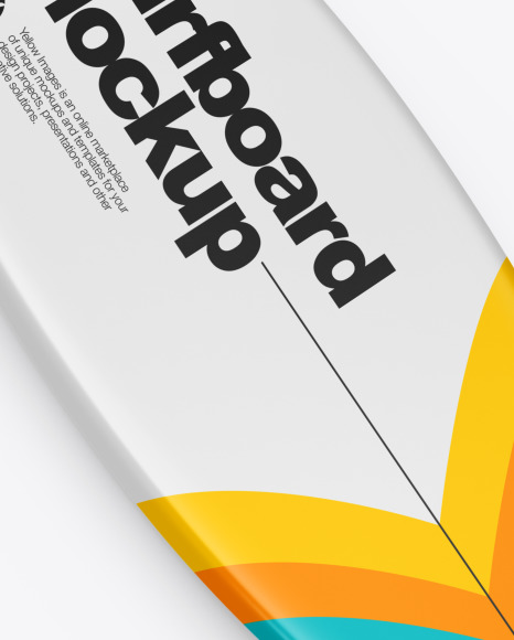 Surfboard Squash Mockup