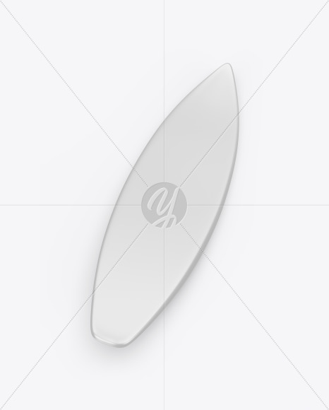 Squash Tail Surfboard Mockup