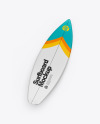 Squash Tail Surfboard Mockup