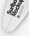 Squash Tail Surfboard Mockup