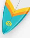 Squash Surfboard Mockup