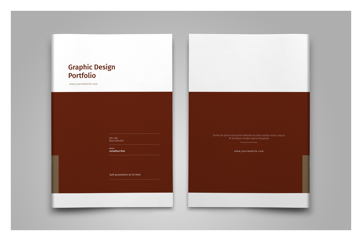 Graphic Design Portfolio Template Graphic Design Portfolio Template