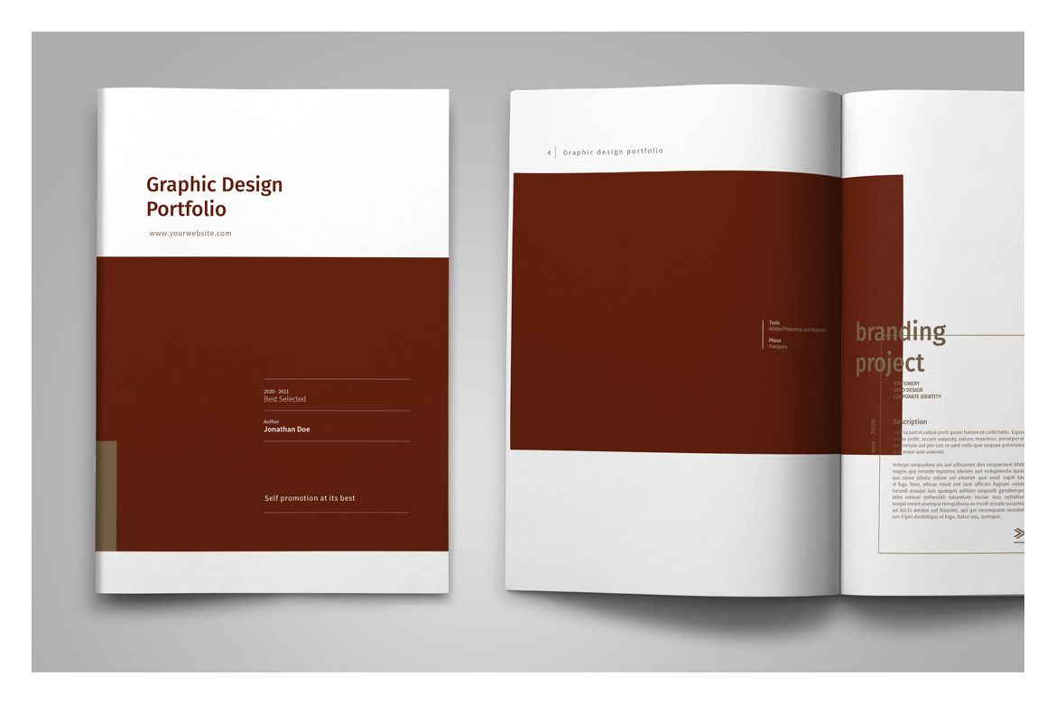 Graphic Design Portfolio Template Graphic Design Portfolio Template