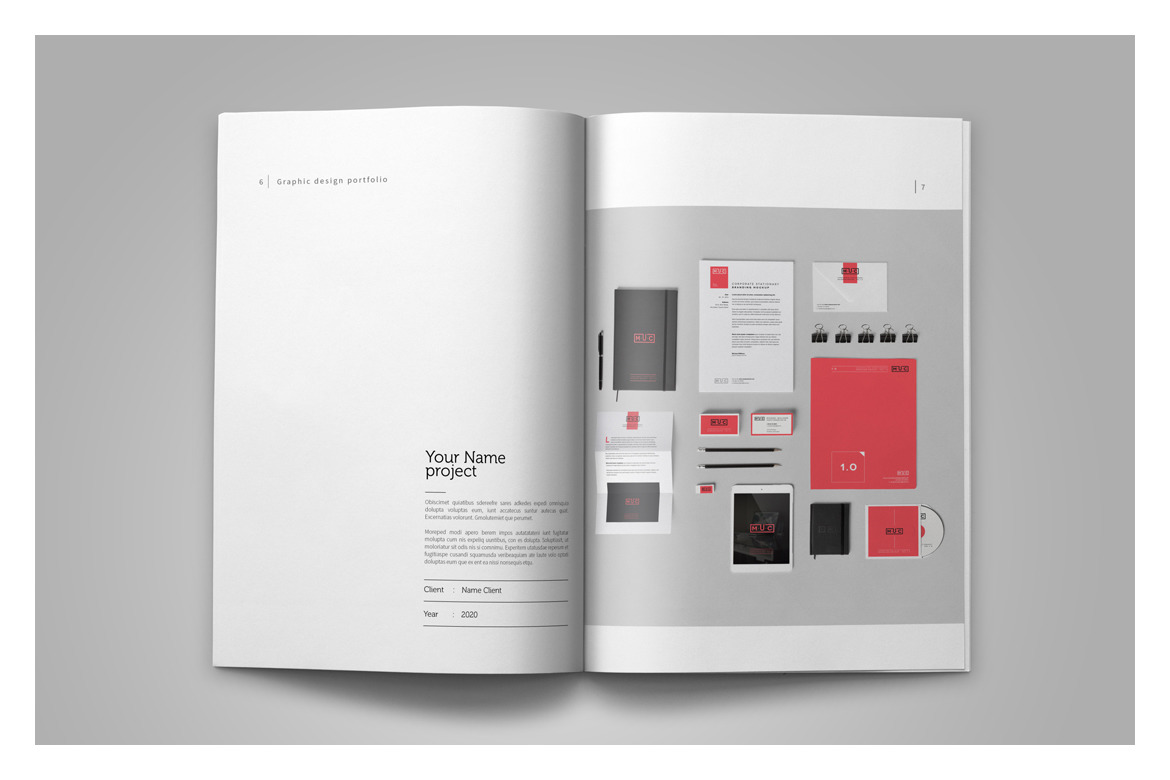 Graphic Design Portfolio Template