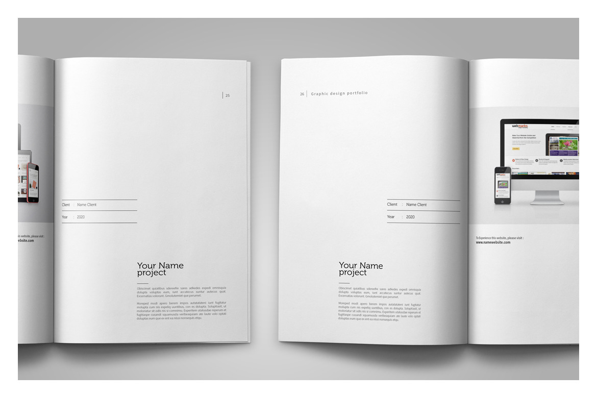 Graphic Design Portfolio Template