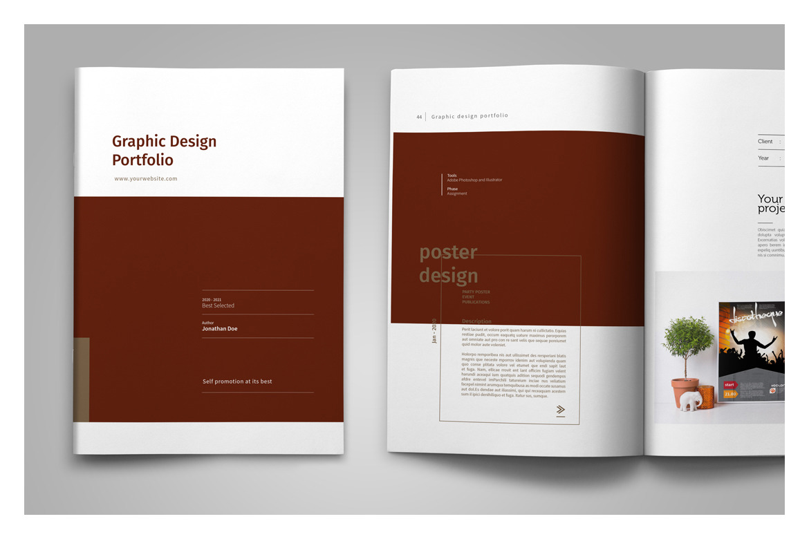 Graphic Design Portfolio Template Graphic Design Portfolio Template