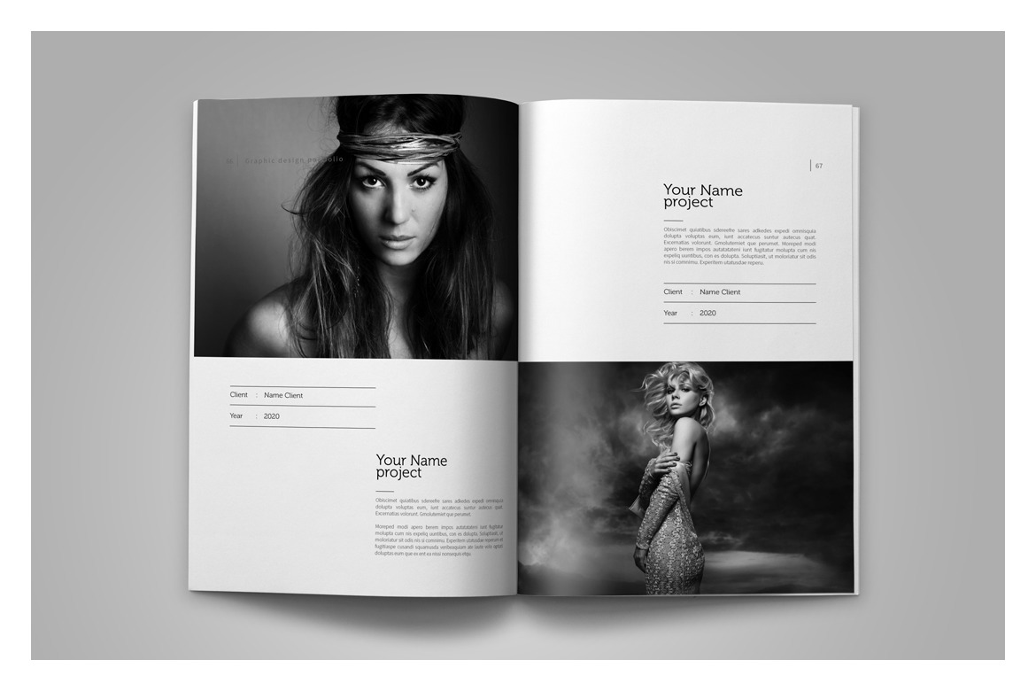 Graphic Design Portfolio Template