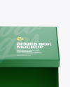 Paper Shoes Box Mockup