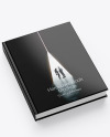 Hardcover Book w/ Glossy Cover Mockup