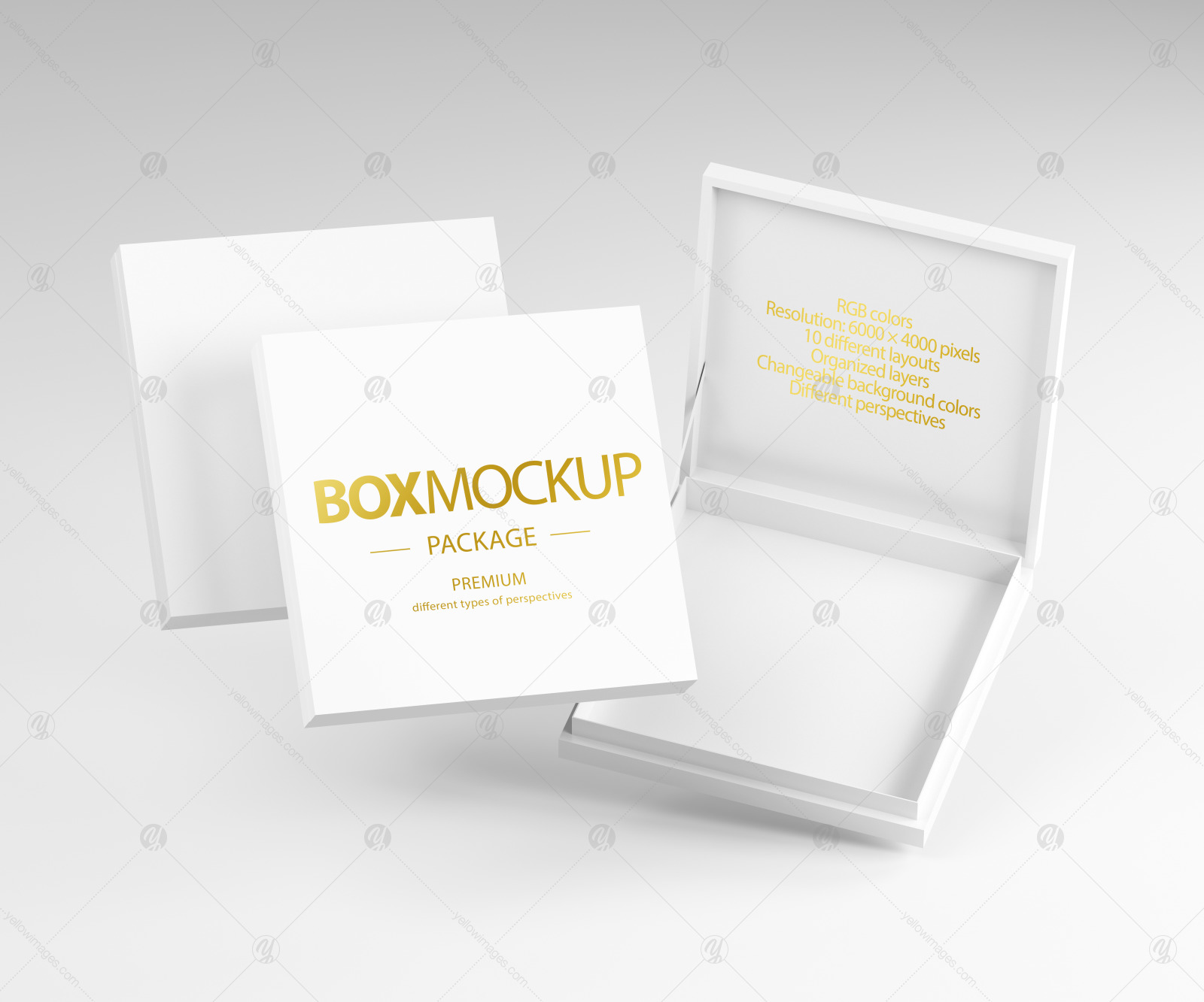 Box Package Mockup