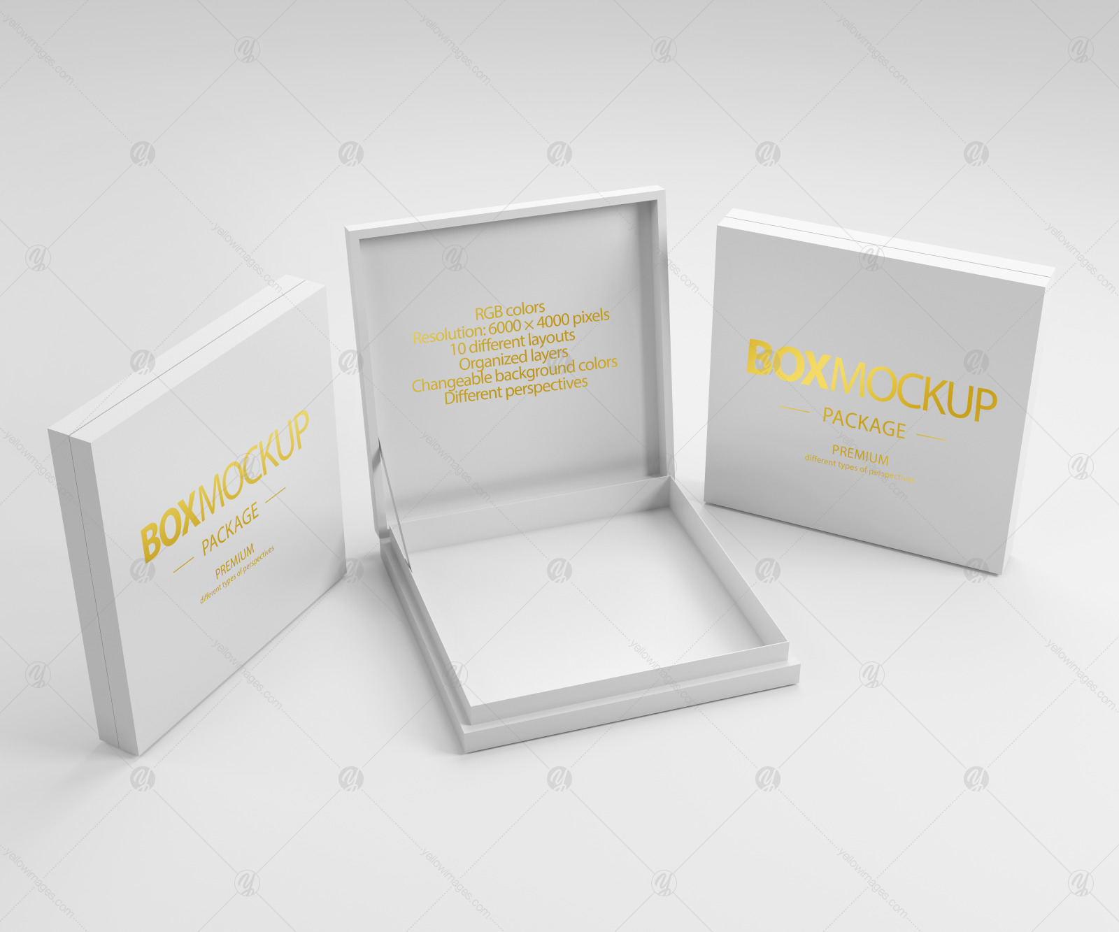 Box Package Mockup