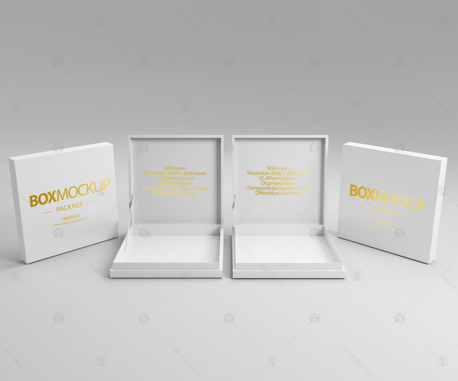 Box Package Mockup