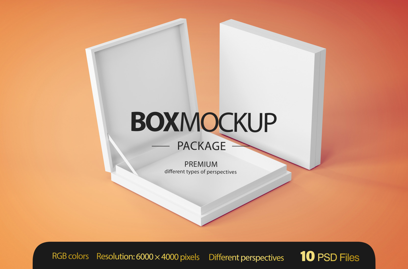 Box Package Mockup