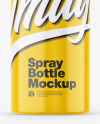 Glossy Spray Bottle Mockup