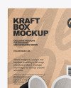 Kraft Box With Coffee Capsules Mockup