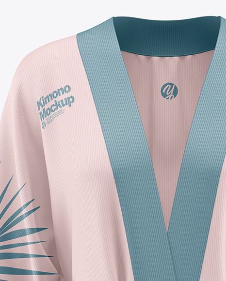 Women's Long Kimono Mockup