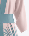 Women&#039;s Long Kimono Mockup