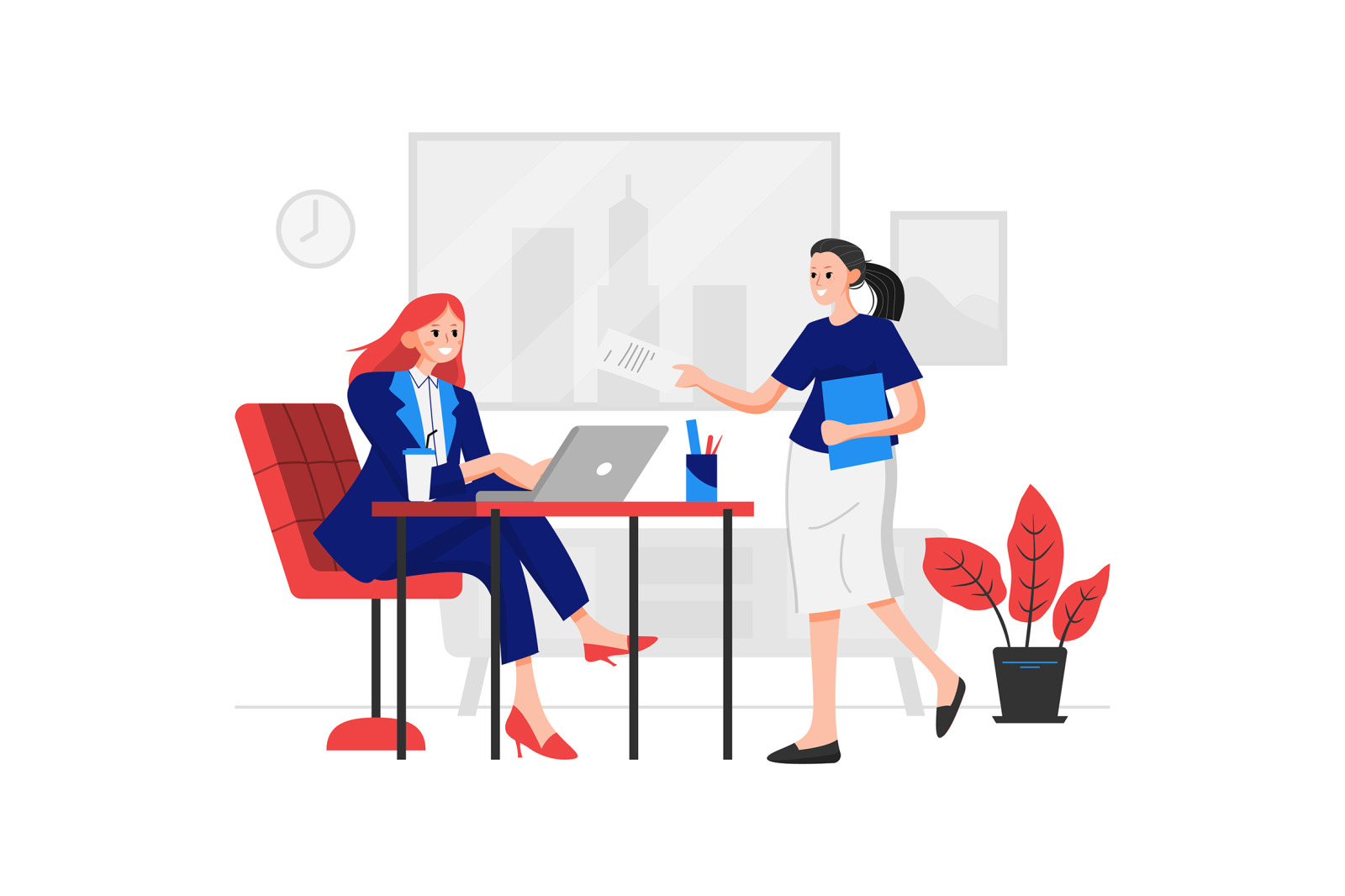 M72_Office Management Illustrations M72_Office Management Illustrations