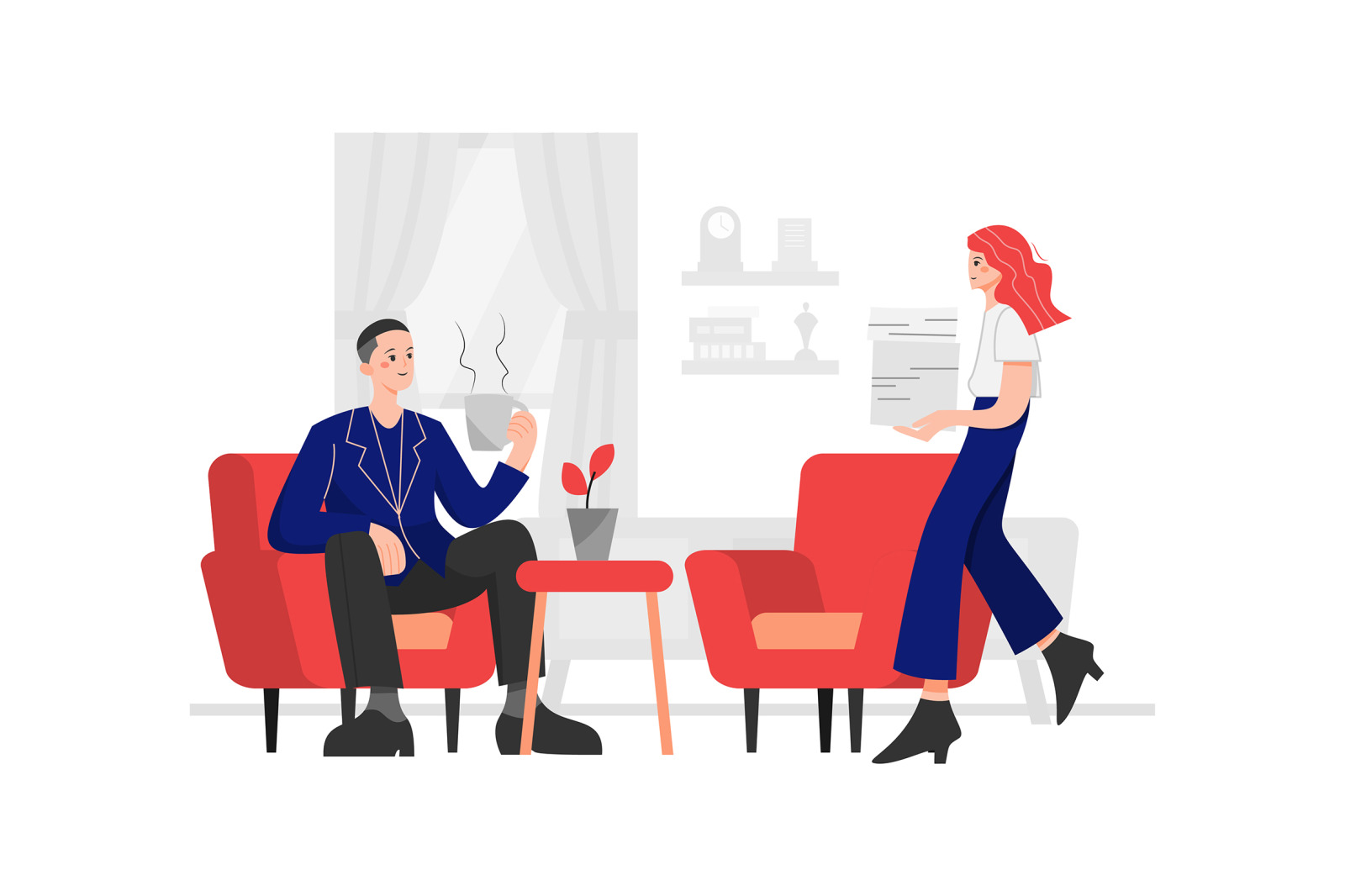 M72_Office Management Illustrations M72_Office Management Illustrations