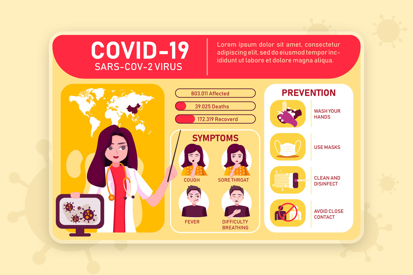 M52_COVID-19 Coronavirus Illustrations