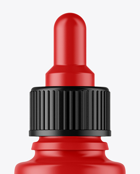 Matte Dropper Bottle Mockup