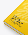 Hardcover Book w/ Fabric Cover Mockup