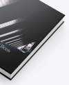 Hardcover Book w/ Matte Cover Mockup