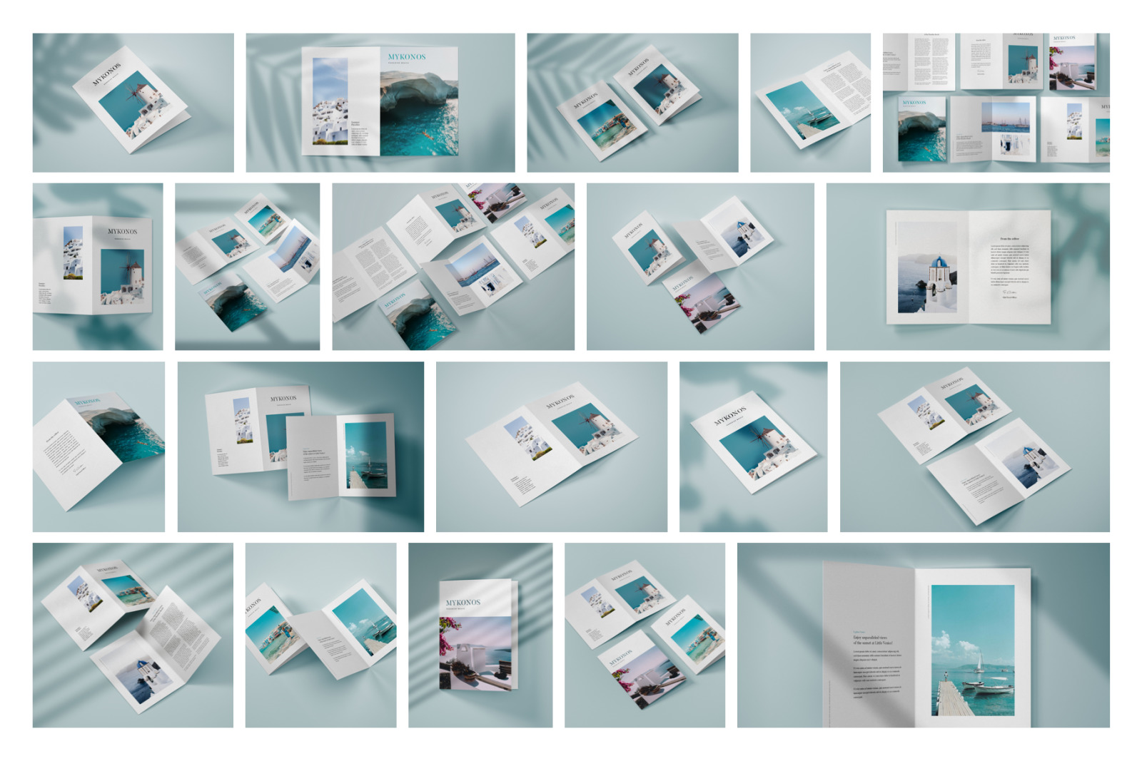 Vertical Bifold Flyer Mockup Set Vertical Bifold Flyer Mockup Set