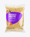 Plastic Bag With Fusilli Pasta