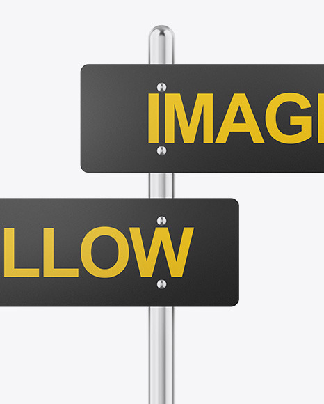 Metallic Sign Mockup Metallic Sign Mockup
