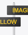 Metallic Sign Mockup Metallic Sign Mockup