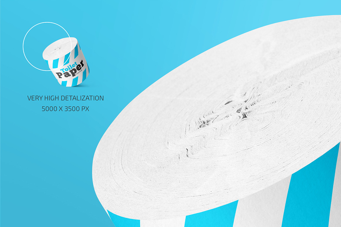 Toilet Paper Roll Mockup Set Toilet Paper Roll Mockup Set