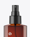 Amber Spray Bottle Mockup