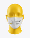 Face Mask with Valve Mockup