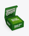 Paper Box with Glossy Sachet Mockup