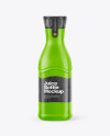 Juice Bottle Mockup - Front View