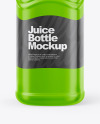 Juice Bottle Mockup - Front View