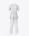 Working Overalls Mockup – Back View