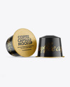 Two Coffee Capsules Mockup