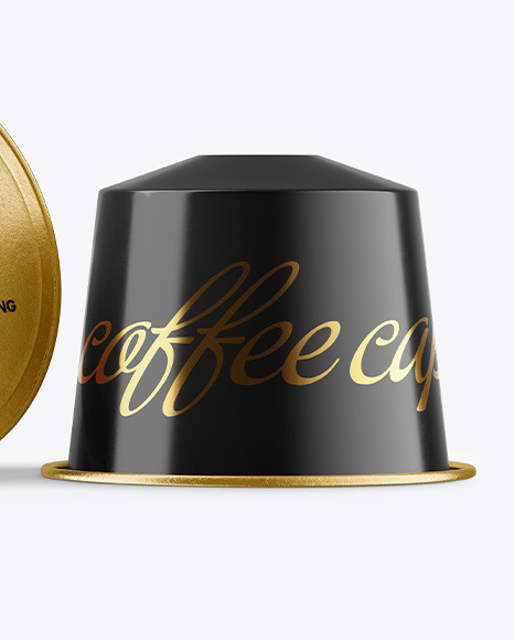 Two Coffee Capsules Mockup