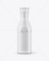 Matte Juice Bottle Mockup - Front View