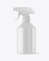 Glossy Spray Bottle Mockup