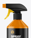 Glossy Spray Bottle Mockup