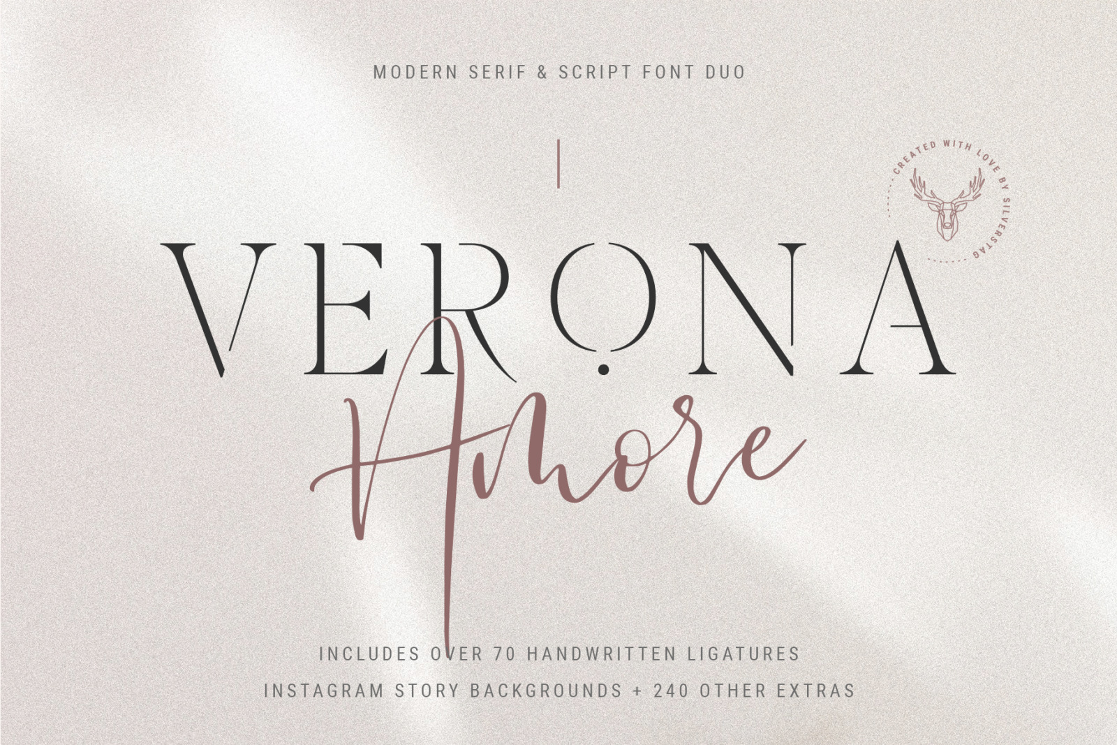 Verona Amore Font Duo &amp; Extras